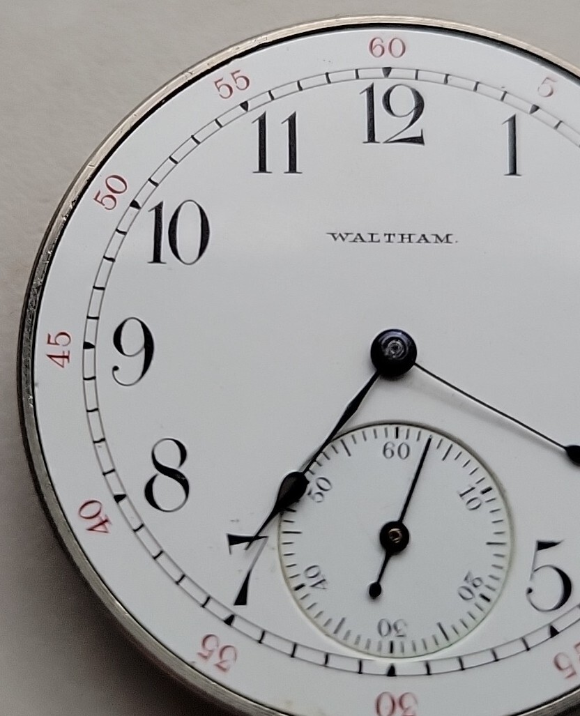 Model 1894 Waltham Gr 250 Size 12 Pocket Watch Movement For Repairs