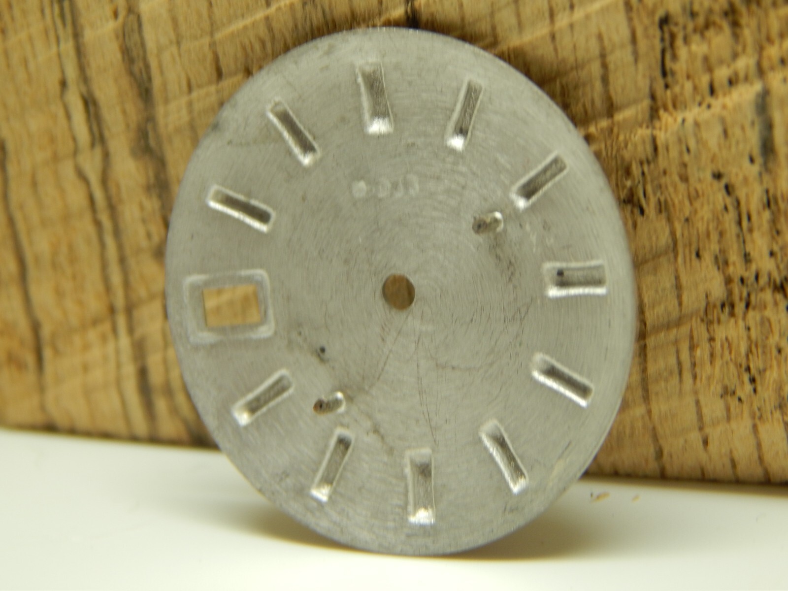 Beautiful Elgin Silver Waterproof Watch Dial 28.6mm Diameter NEW OLD STOCK