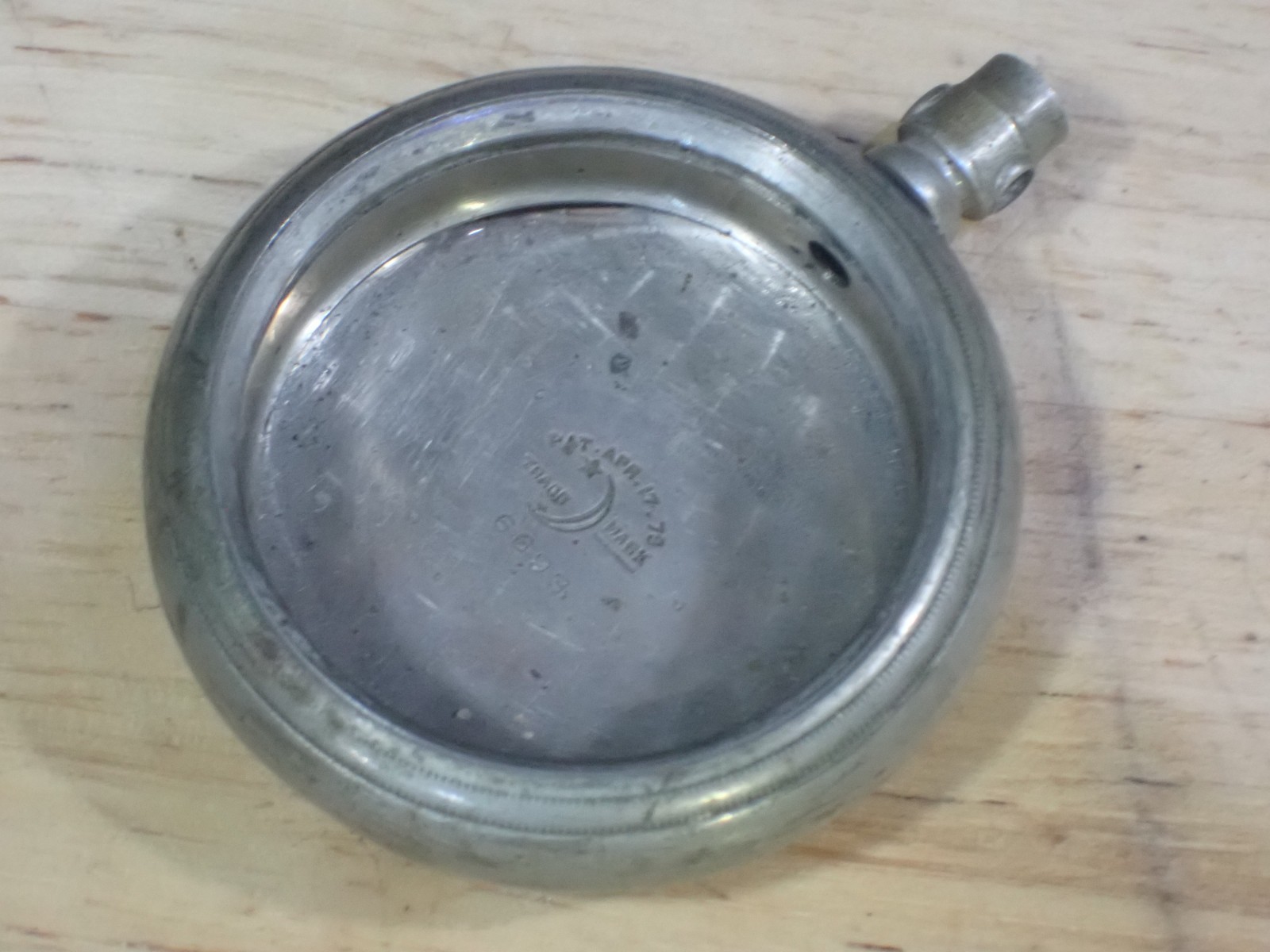 Crescent Watch Case Co. Swing Out Pocket Watch Case Silverine 18s SN 6693