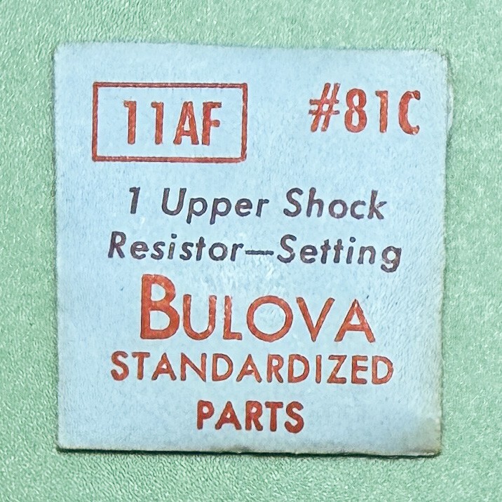 Genuine Bulova Part 81C Upper Shock Resistor Setting 11AF 11AFA 11AFAC 11AFC 123