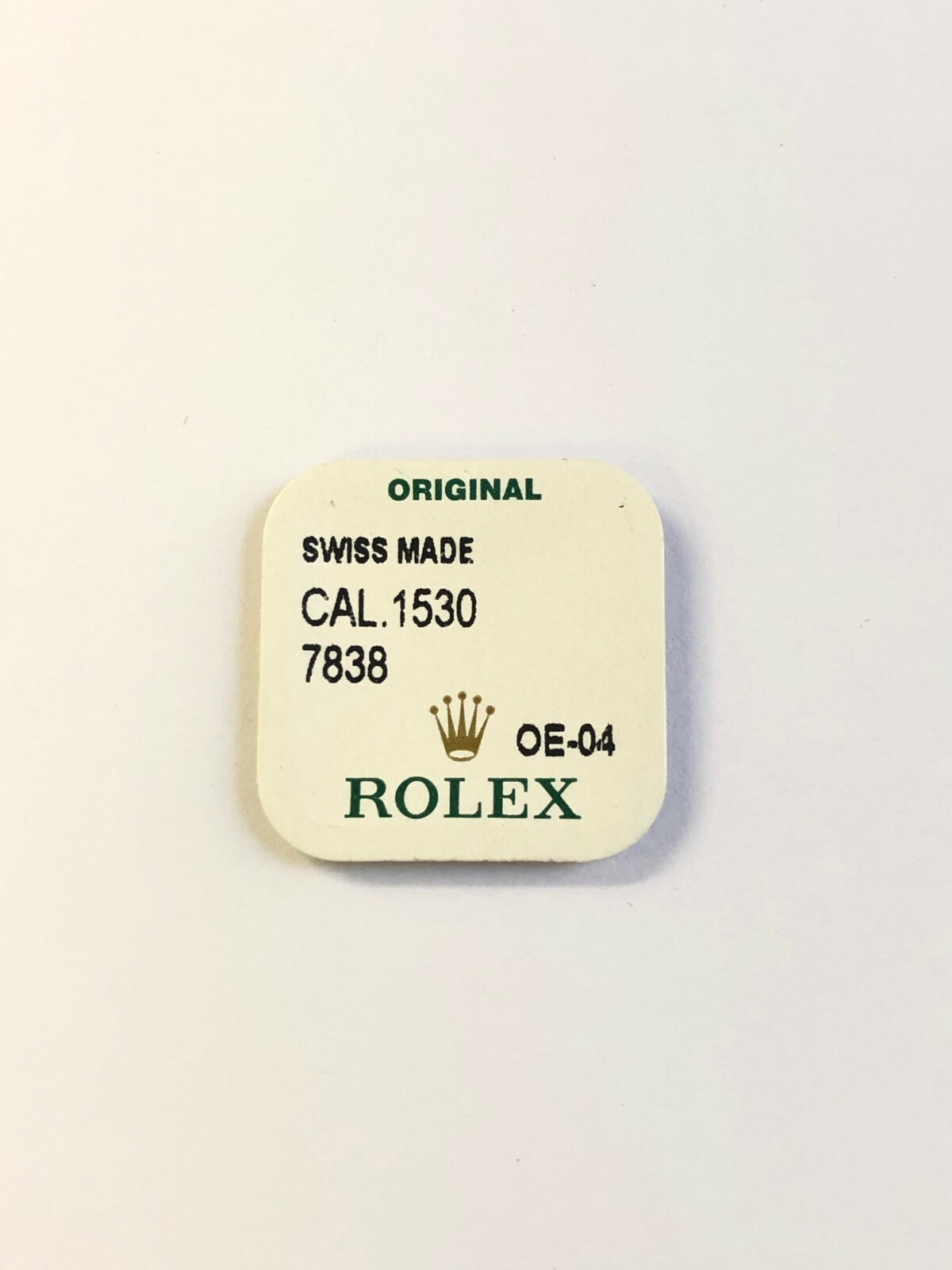Genuine Rolex 1530 7838 Sweep Center Second Pinion Sealed Package