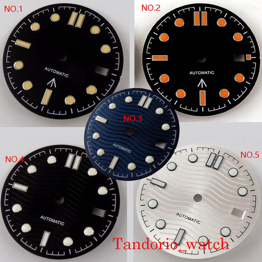 New 31mm Sterile Dial With Date Window Fit Miyota 8215 NH35 ETA 2836 Movement