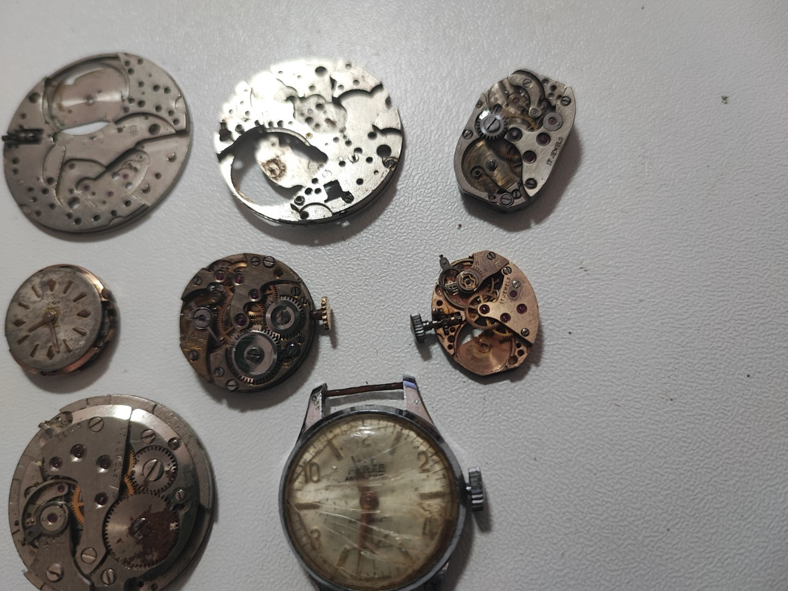 mix AS Watch Main Plate movement lot as 1791/93 AS 1726 AS 1677 AS 46 others