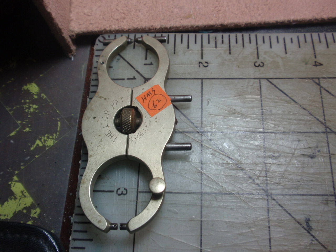 The LOR PAT PARALLEL CALIPER Balance Truing .Poising Caliper Watch Tool #HMS-62