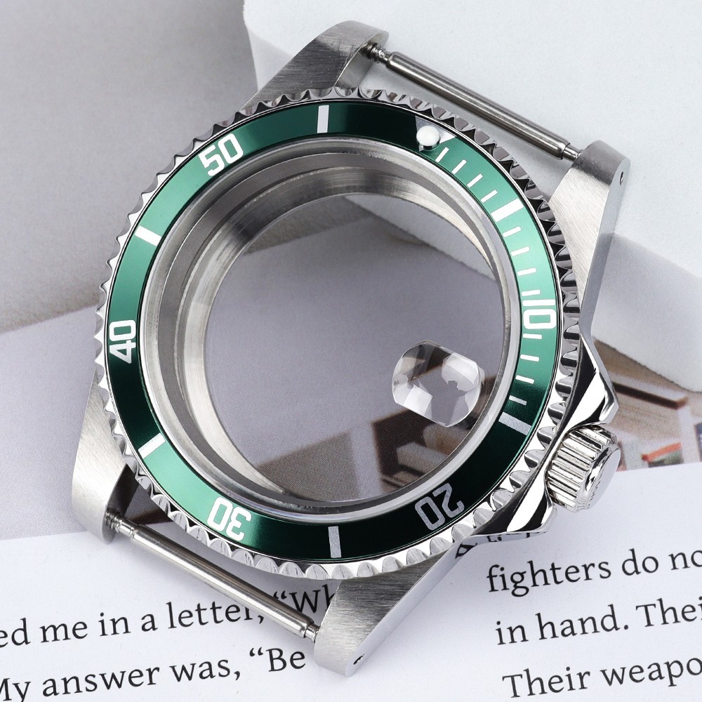 FEIYASHI Diver Bezel 39mm Watch Case Steel Sapphire SUB Mod For Seiko NH35 NH36