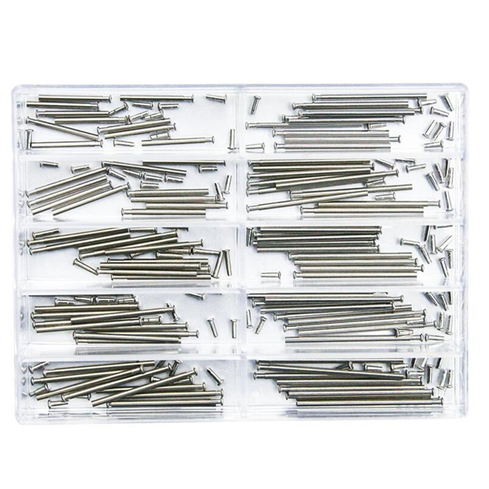 12mm-26mm Assorted Watch Band Clasp Tube Friction Pressure Bars Pins Rivet Ends