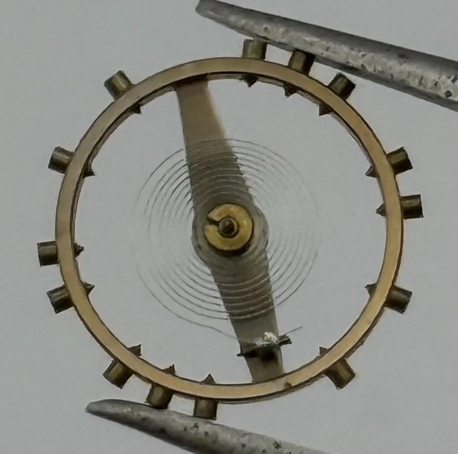 AS 984 Balance Wheel Complete And Spring 10½’’’ 160 Watch Movement Parts NOS