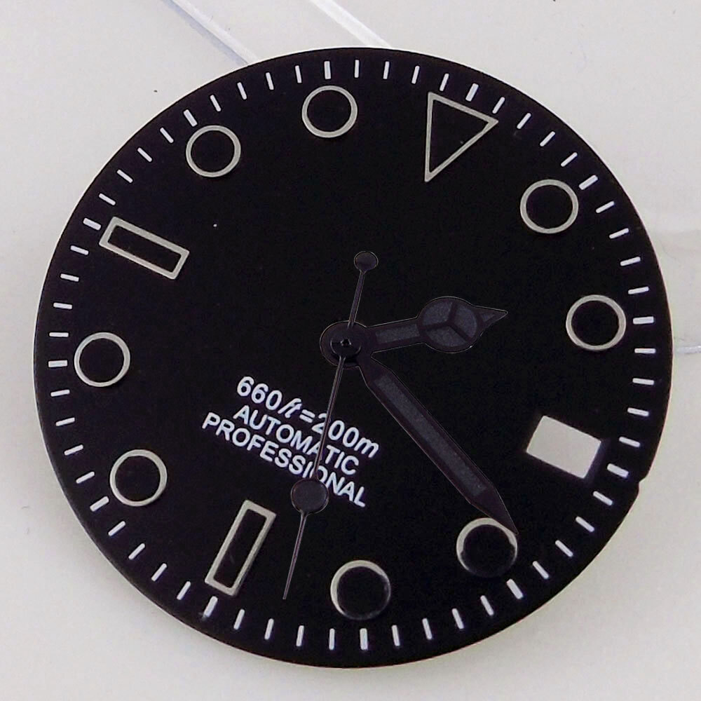 28.5mm Watch Dial Face Hand Set Fit NH35 NH36 NH35A NH36 Automatic Movement Date