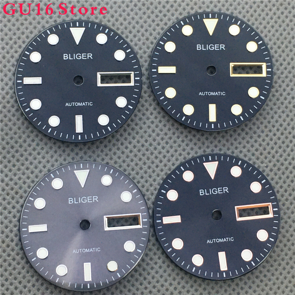 29mm Sterile Watch Dial luminous Parts Fit NH36 Movement Watch Dial Accessories