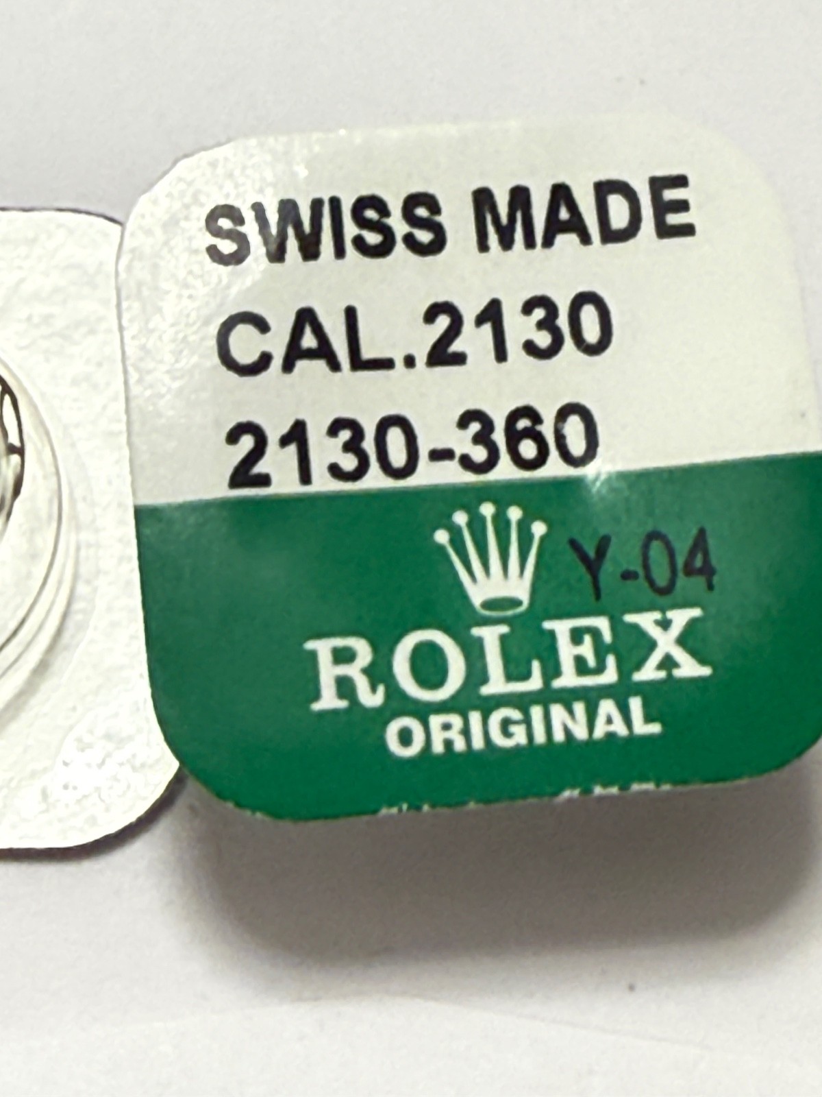 100% Authentic Rolex Lady DateJust Second Wheel 2130-360 For Cal.2130 Package