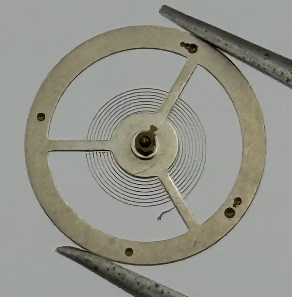 EB 8800 Balance Wheel Complete And Spring 12’’’ Renata 1309 Watch Movement Parts