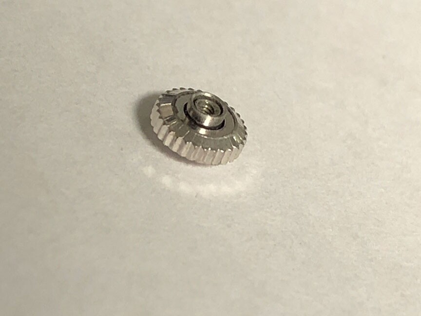 Hamilton Waterproof Stainless Steel / White Watch Crowns NOS O.D. 5.0mm Tap 10