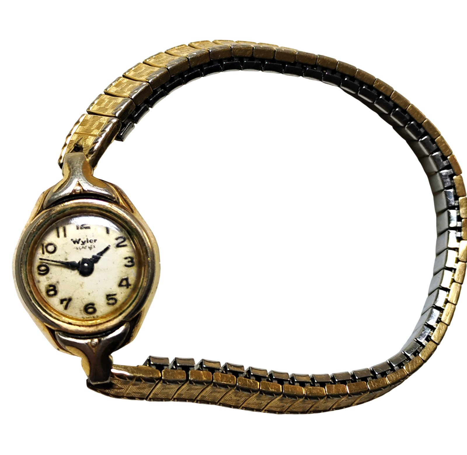 Vtg Wyler Incaflex Ladies Watch 17J Swiss WC 31 Movement 10K RGP Parts/Repair