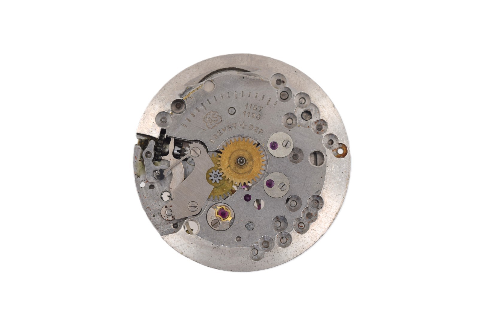 AS1187 AS1194 Vintage Watch Movement Good Balance (3895)