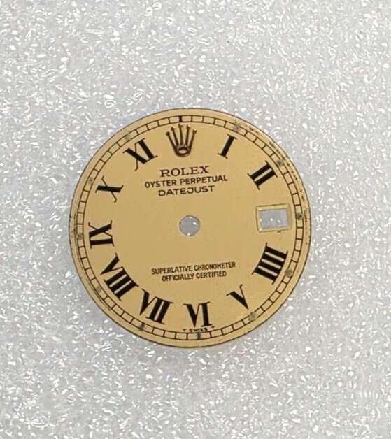 Rolex Date Just 26mm Cream color Roman Dial Model for Model 6917