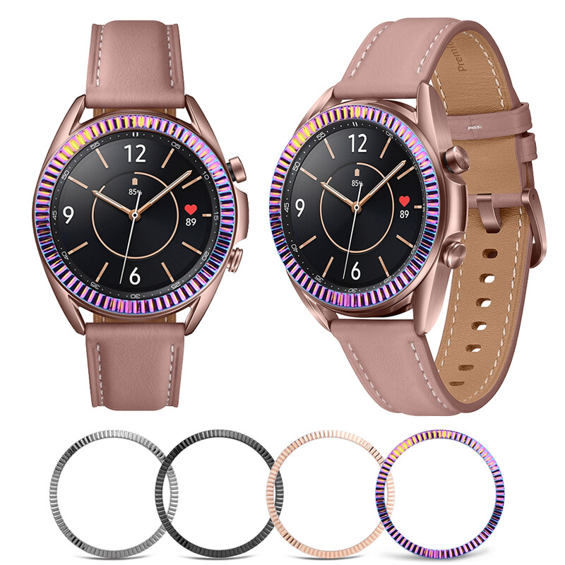 For Samsung Galaxy Watch 3 41/45mm Bezel Ring Case Metal Protection Cover