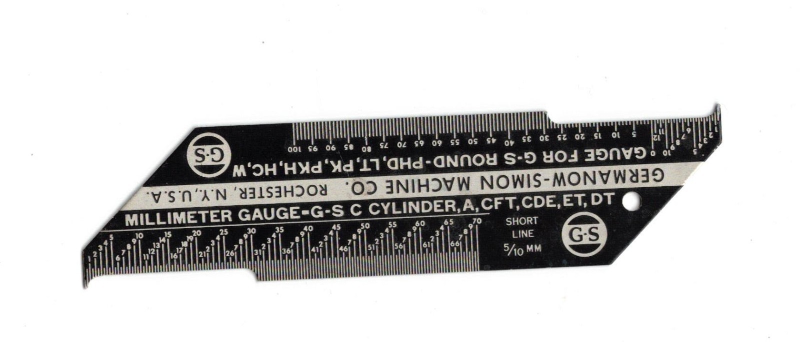 Germanow-Simon Gauge for G-S Flexo Round Crystals