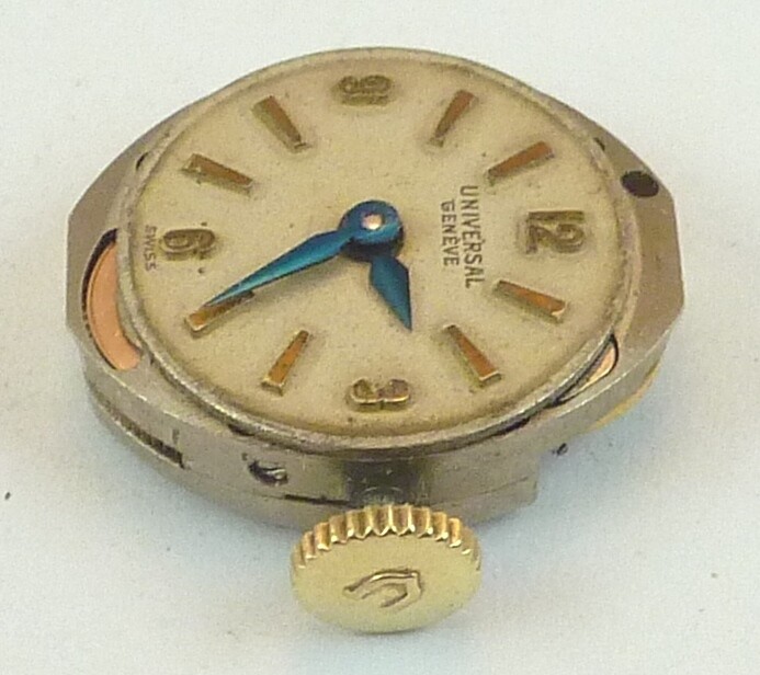 Universal Geneve 520 Mechanical Wristwatch Movement – Parts / Repair