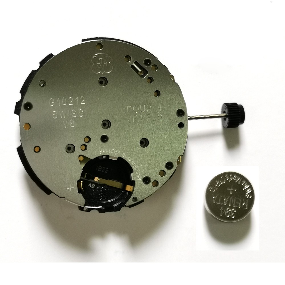 Quartz Movement Watch Date At 4 O’clock 6 Hands Movement for Swiss ETA G10.212
