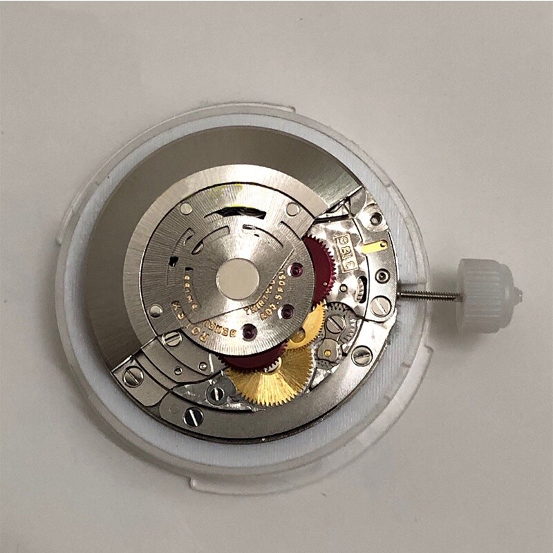 Clone 3186 Movement GMT Engraved Blue Balance Spring for RLX 16570 16713 116710
