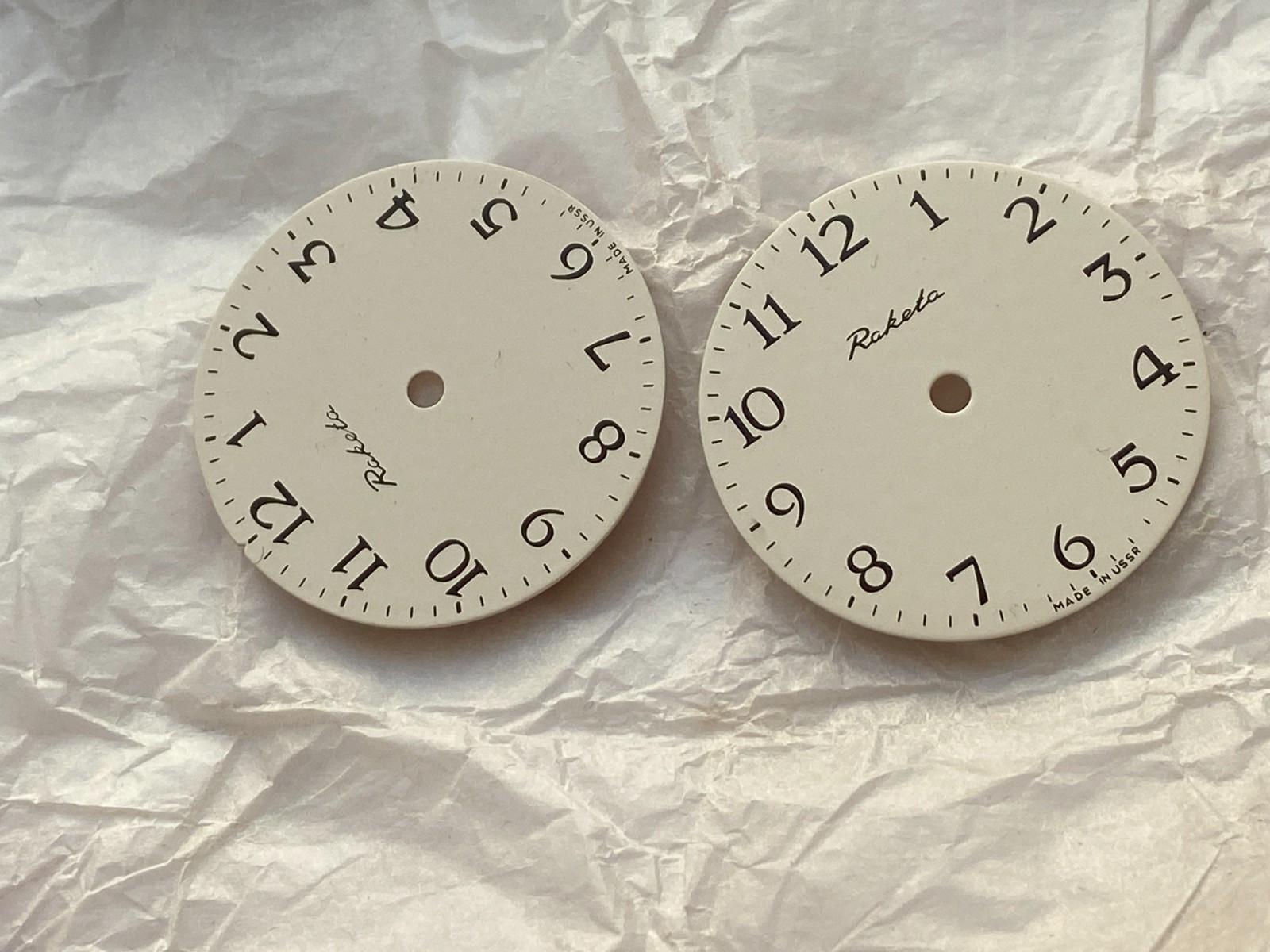 NOS LOT WATCH RAKETA WHITE DIAL 2609 HA FLAT 19 JEWELS NEW OLD STOCK PARTS USSR