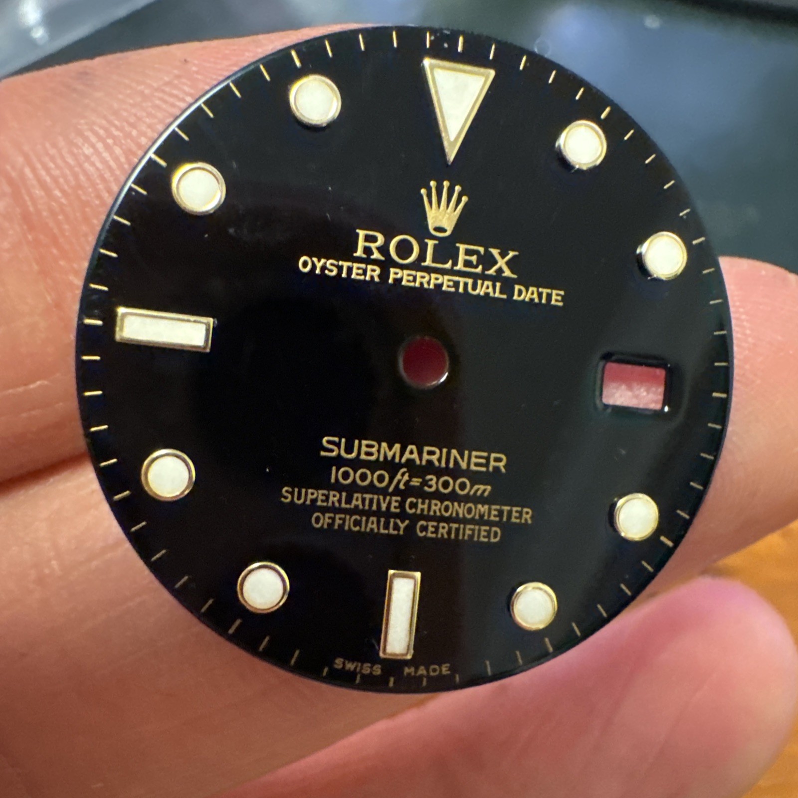 Original Rare Rolex Oyster Submariner 16618 16613 dial excellent condition SWISS