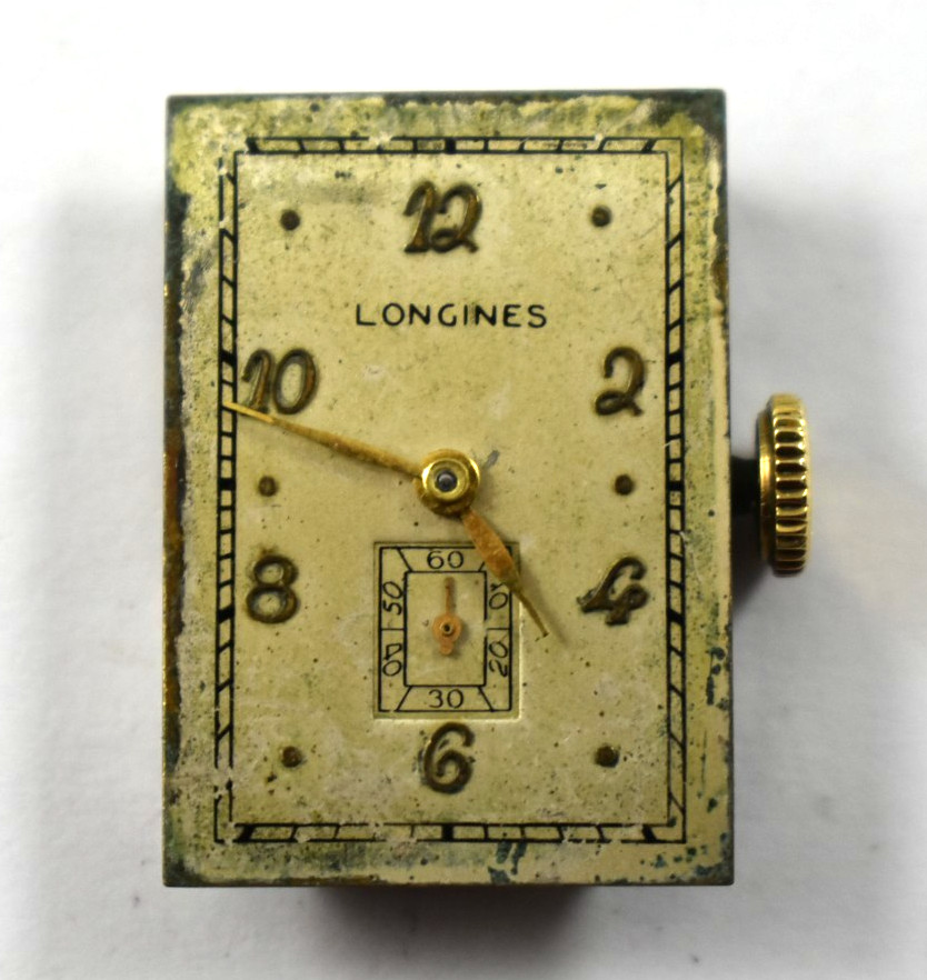 Vintage Longines Manual Wind 17J 9L Wrist Watch Movement lot.ed