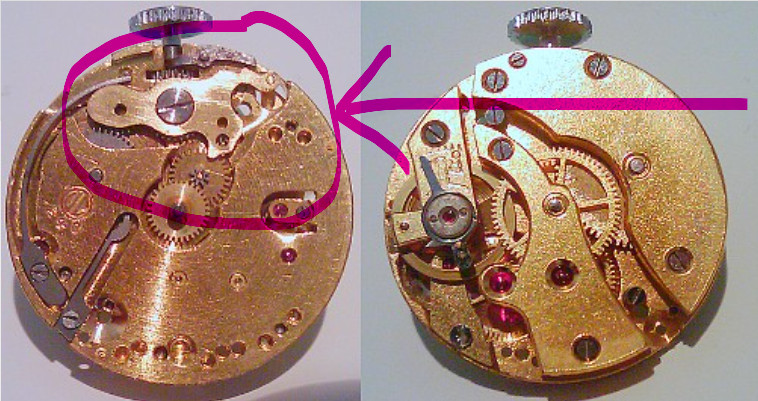 VC Movement Bridge For CUPILLARD A CYL.INDRE 10½ 240 – Gold Brass