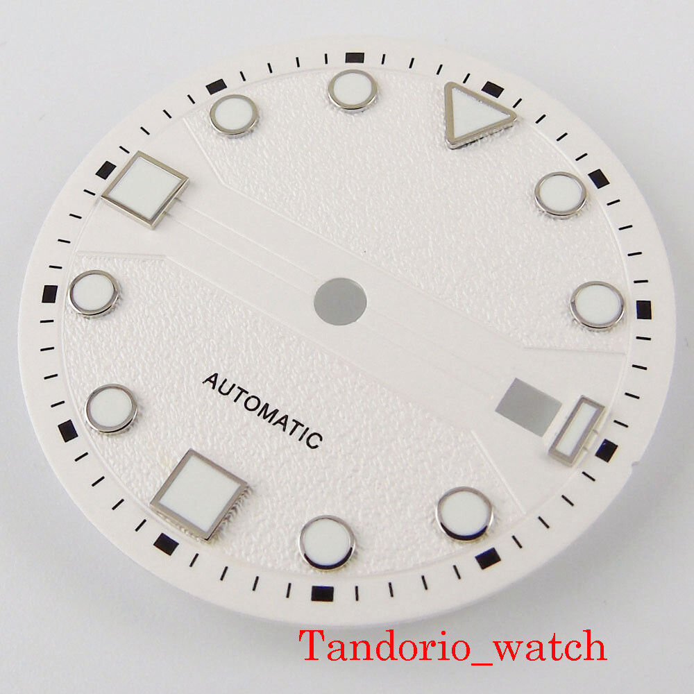31mm super luminous automatic watch dial fit miyota 8215 mingzhu 2813 watch part