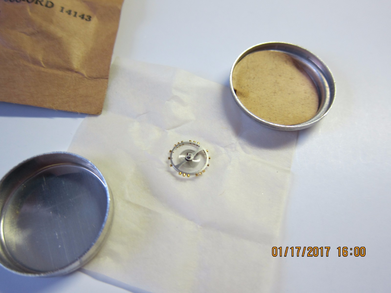 New Old Stock Military Bulova Balance complete for 10AK, New from 1953