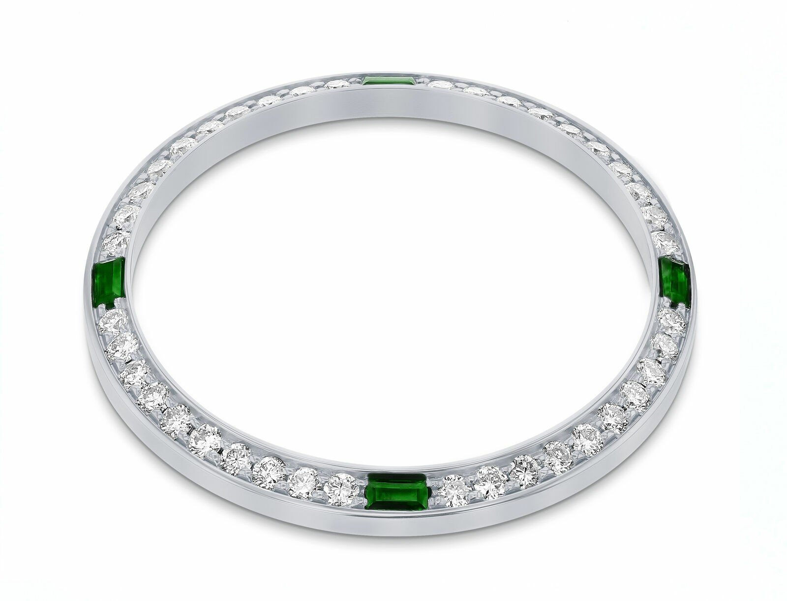 1CT BEAD NATURAL DIAMOND BEZEL ROLEX 31MM DATEJUST WHITE GOLD 78240 78274 78246