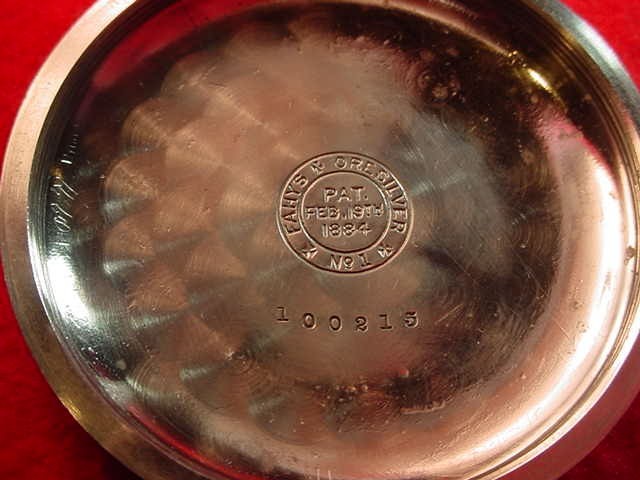 18 SIZE ORE SILVER OPEN FACE FAHY’S WATCH CASE CO LEVER SET WATCH CASE! #13