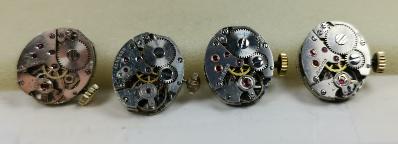 Lot 20 x AS 1677 17 J Cal. AS 1677 Swiss Wristwatch Movement Repair/Parts