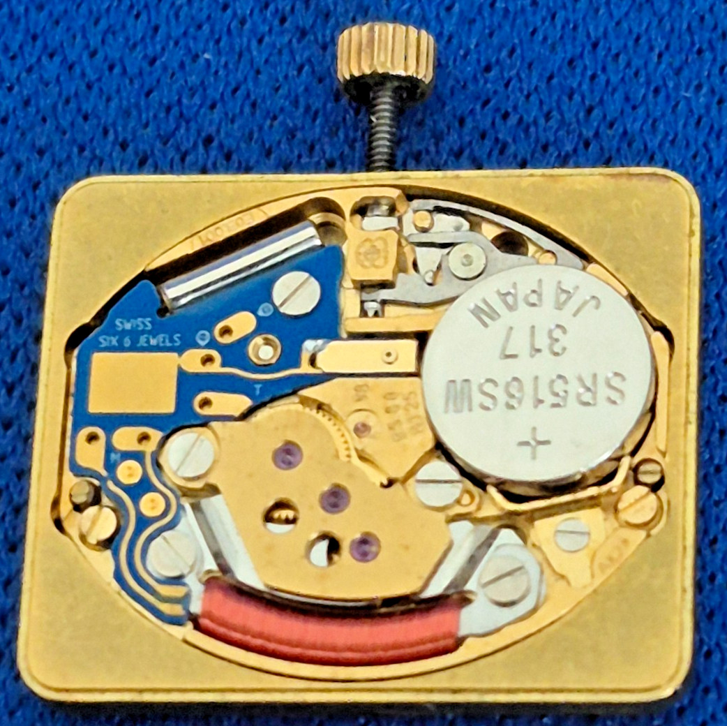 Concord Striking MOP Dial Movement Hands Stem Crown E03.001 Perfect Working Cond