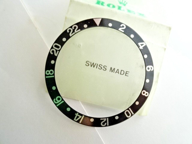 Genuine ROLEX GMT Master BLACK Inlay Bezel 16710 16700 16760 Insert new Conditio