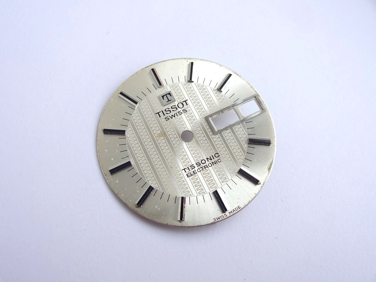 Tissot Tissonic Electronic 2020 (ESA9164) DayDate Tuning Fork Watch Dial (1263A)