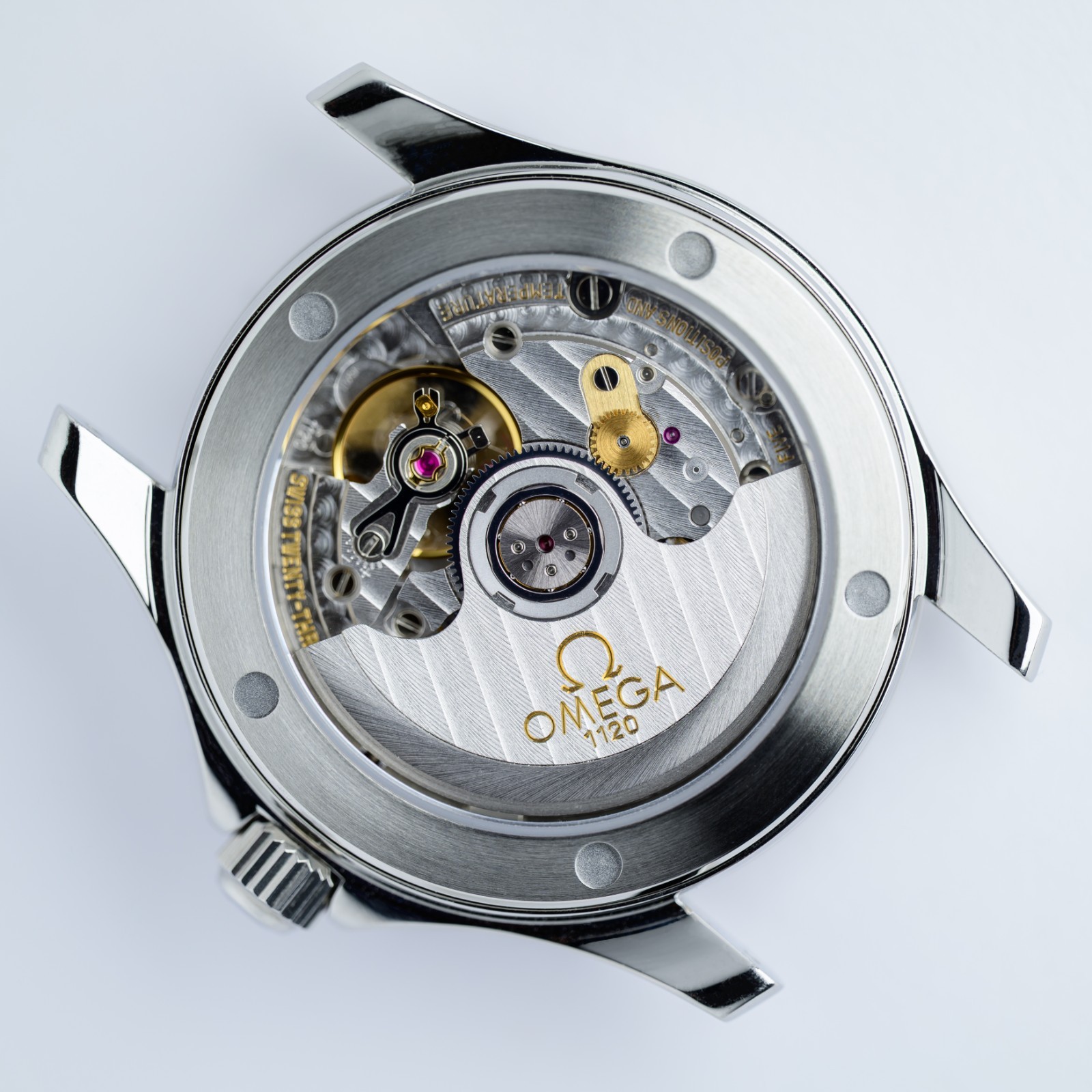 Spiralwinder Sapphire Caseback for 36mm 1990s Seamaster 120m Automatics