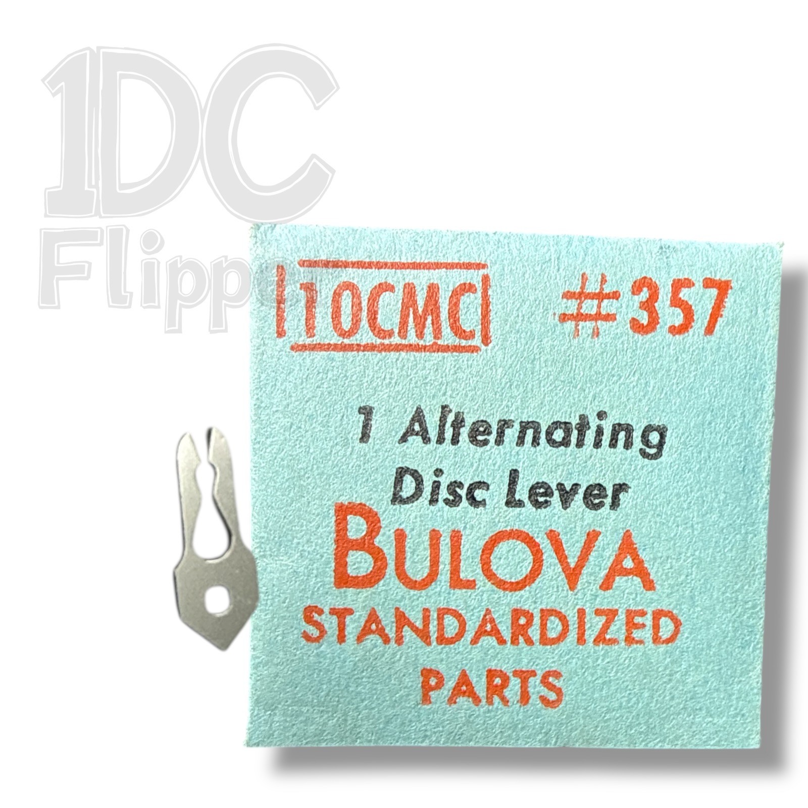 Bulova 10CMC ALTERNATING DISC LEVER #357 Reverser Finger 10CSC, 8BBA, 9ARC Read!