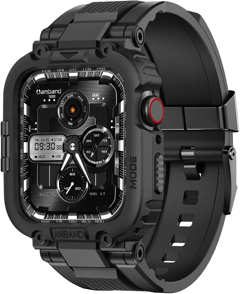 amBand M1 Sport Case Band for Apple Watch Ultra 3/2/1 & SE 3/2/1 & Series 11 10