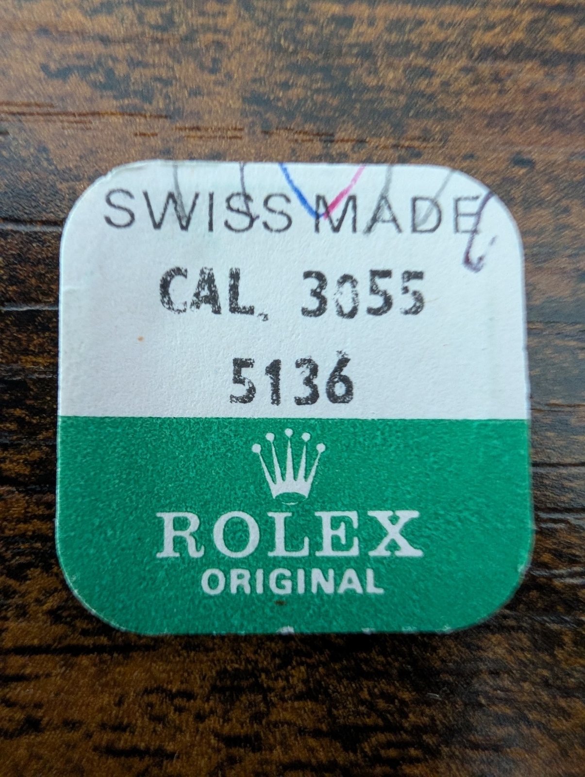 ROLEX-DAY JUMPER-FACTORY SEALED-CAL 3055 PART 5136