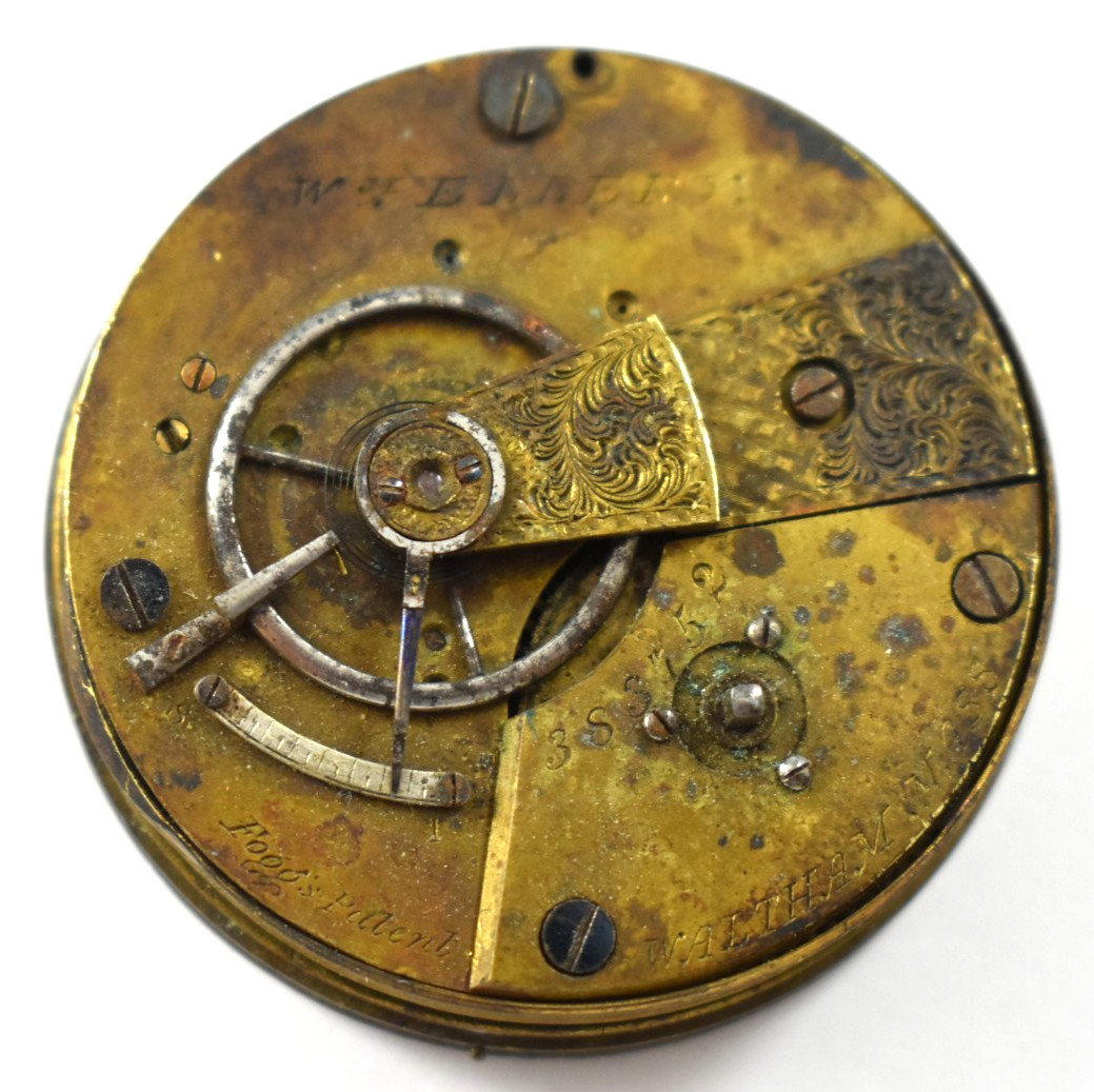 Vintage Waltham Model 1857 Wm Ellery 18s 11J Pocket Watch Movement lot.ea