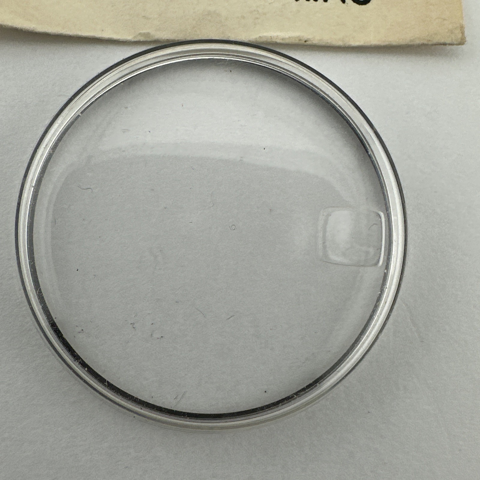Genuine Omega Seamaster Date 5071 Watch Crystal 30.6mm Silver Tension Ring NOS