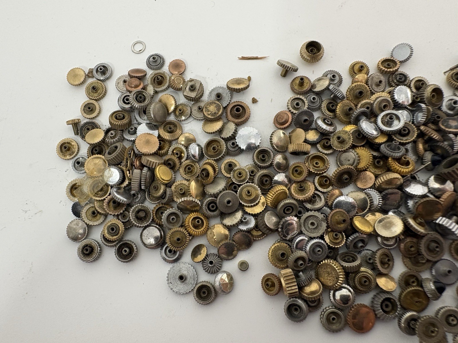 Huge Watchmaker’s Lot Of Assorted Wrist and Pocket Watch Replacement Crowns