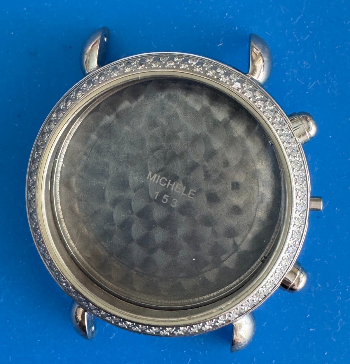 39MM MICHELE CSX S.S. WRISTWATCH CASE MW03D01A1025 1.20CT DIAMOND BEZEL