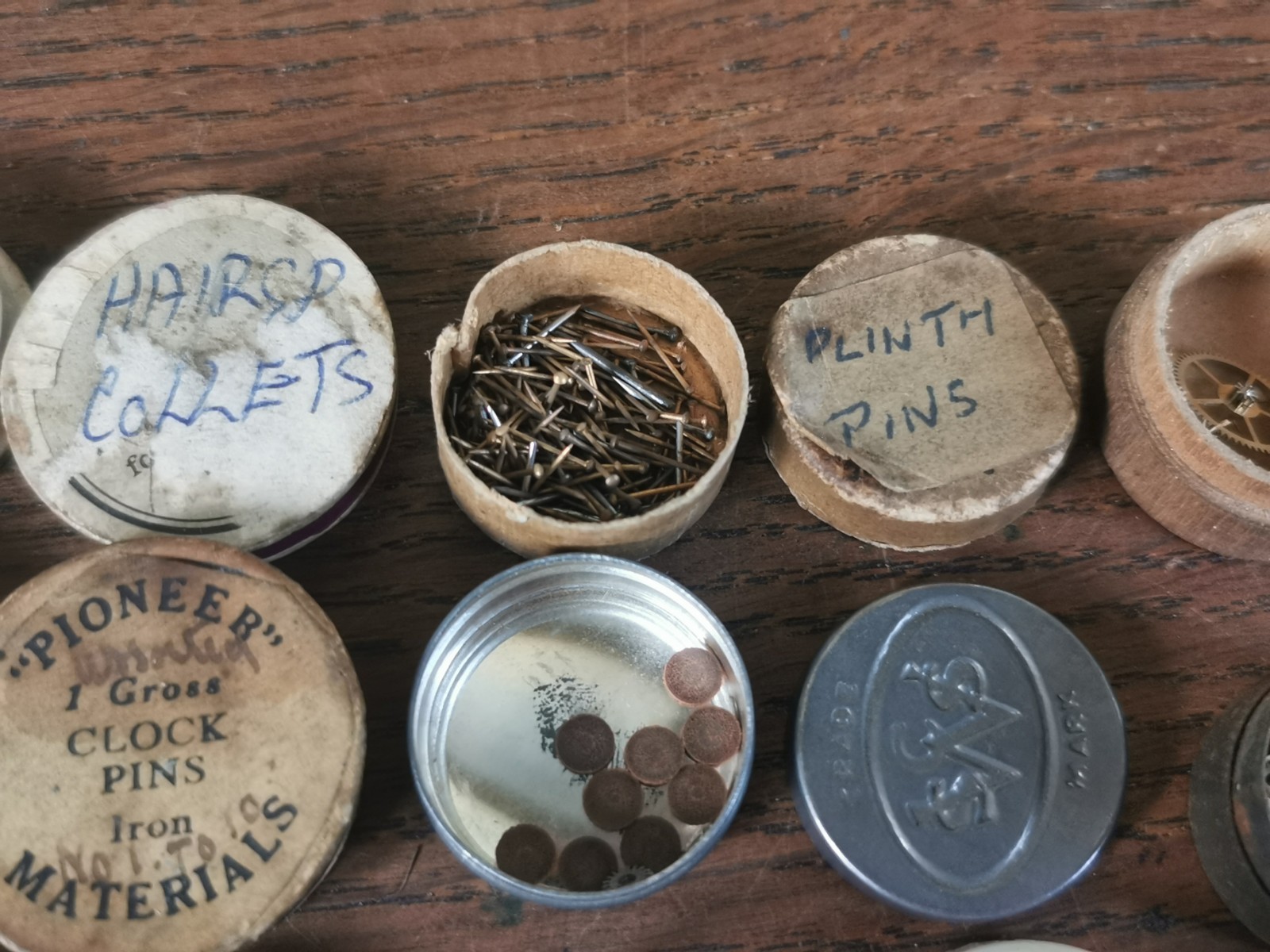 Pocket Watch Parts, Bouchons, Bolt Springs, Wheels Etc Watchmaker #T231