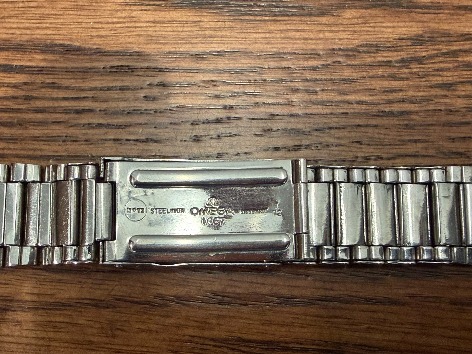 Vintage Omega Flat Link Bracelet 1065 Expandable 1/72, Speedmaster Seamaster