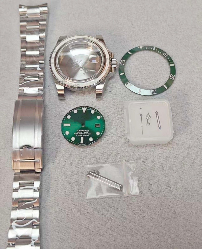 DIY 40mm/41mm Stainless steel Watch case kit For 2824 3135 3235 Accessories DIY