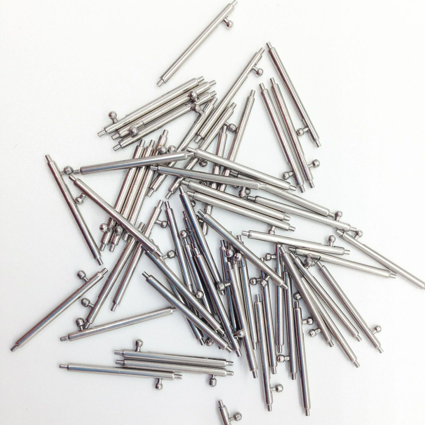 Stainless Steel Pin 14-21 22 24mm Quick Release Spring Bar Pins Watchband Parts