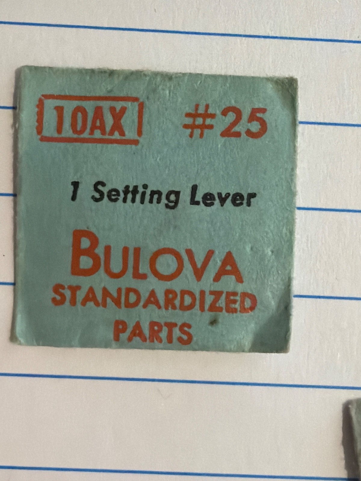 Bulova NOS Setting Lever Part #25 – Various Calibers