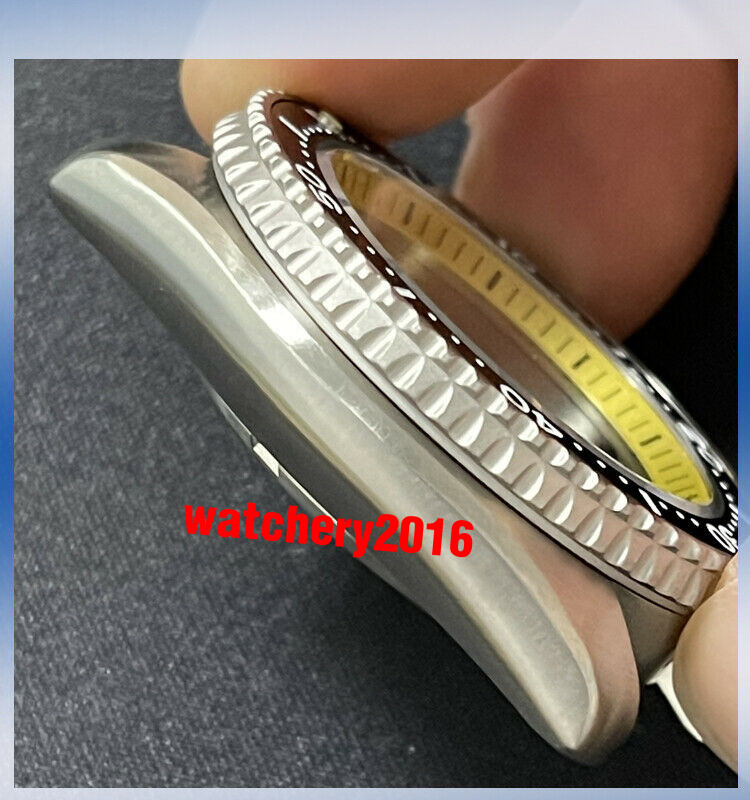 Titanium Watch Case Prevent Allergy Sapphire Glass fit NH35 NH36A SKX007 watch